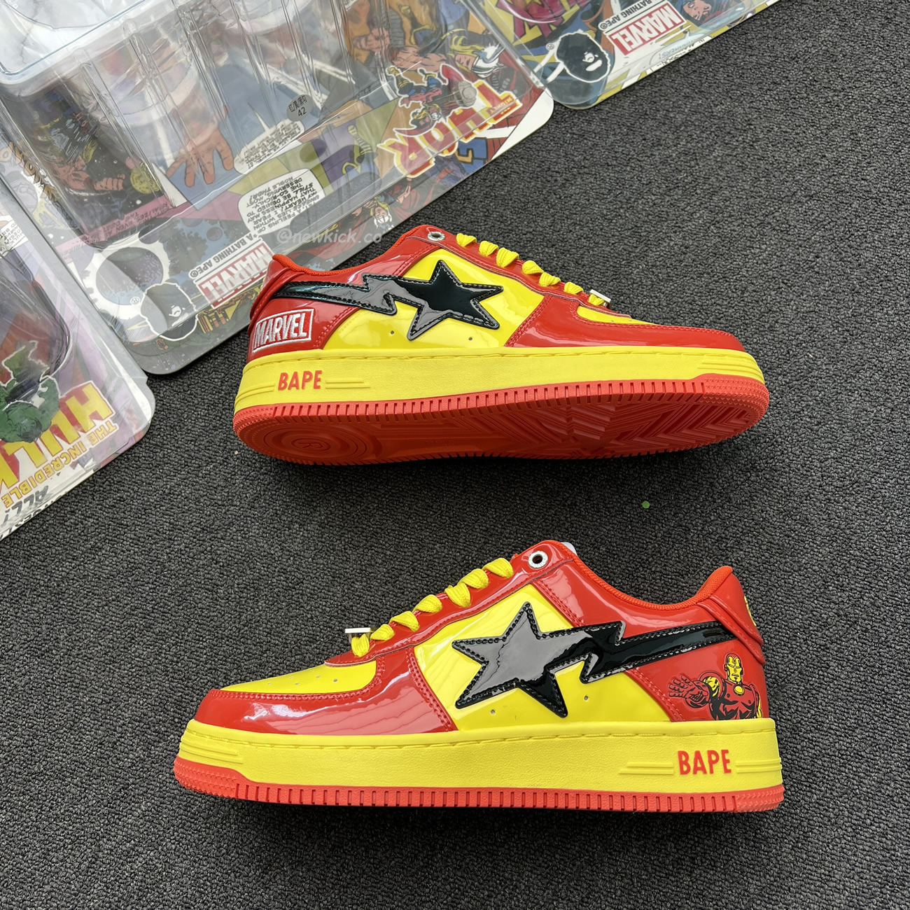 A Bathing Ape Bape Sta Marvel Comics Rocket Raccoon Thor Hulk Captain America Black Widow Iron Man  2022 (23) - newkick.cc